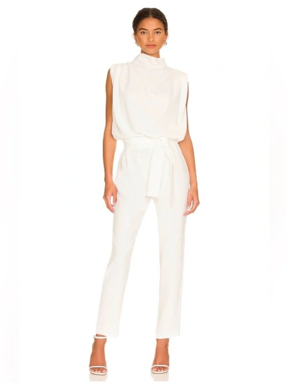 Amanda Uprichard White Fabienne Jumpsuit